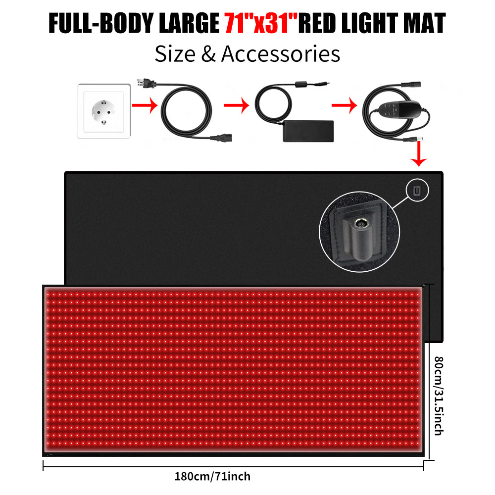 Luma-125 Red & Near-Infrared Light Therapy Pad | 660nm & 850nm Flexible LED Therapy Wrap