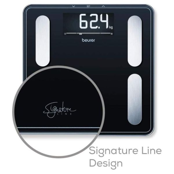 Beurer 73574 BF 400 SignatureLine Black Diagnostic Bathroom Scale