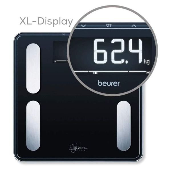 Beurer 73574 BF 400 SignatureLine Black Diagnostic Bathroom Scale