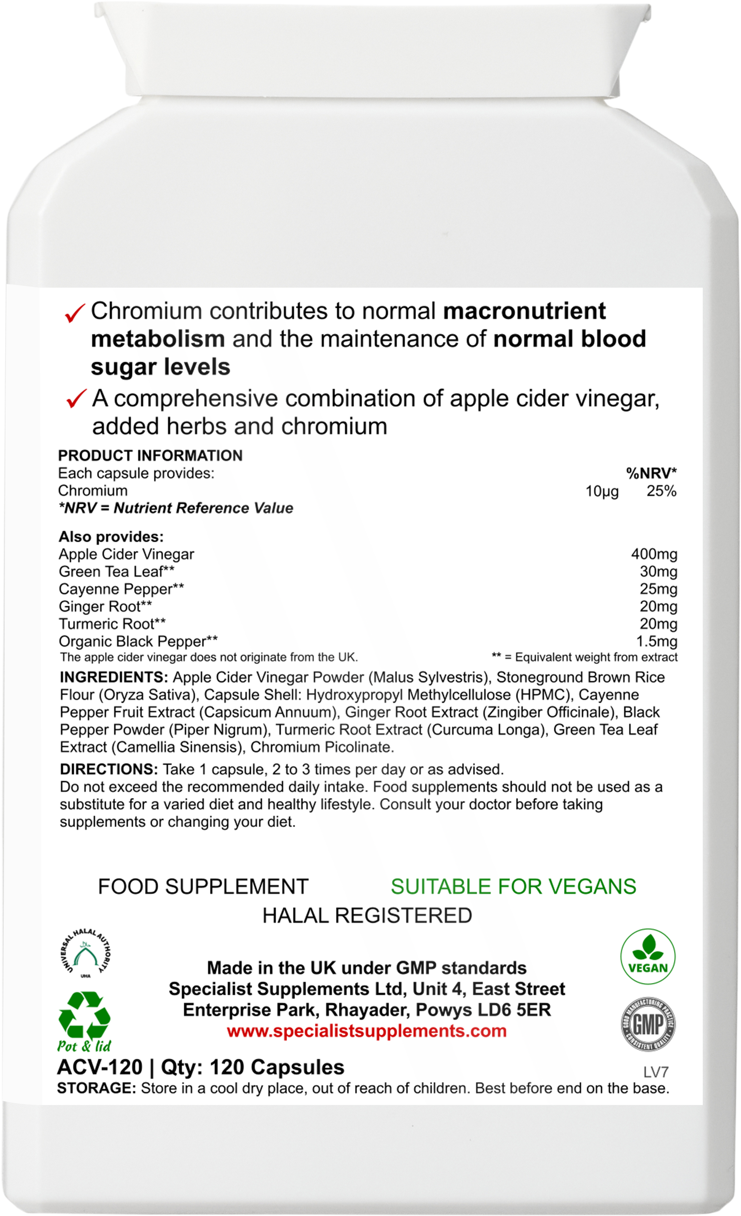 Apple Cider Vinegar Complex