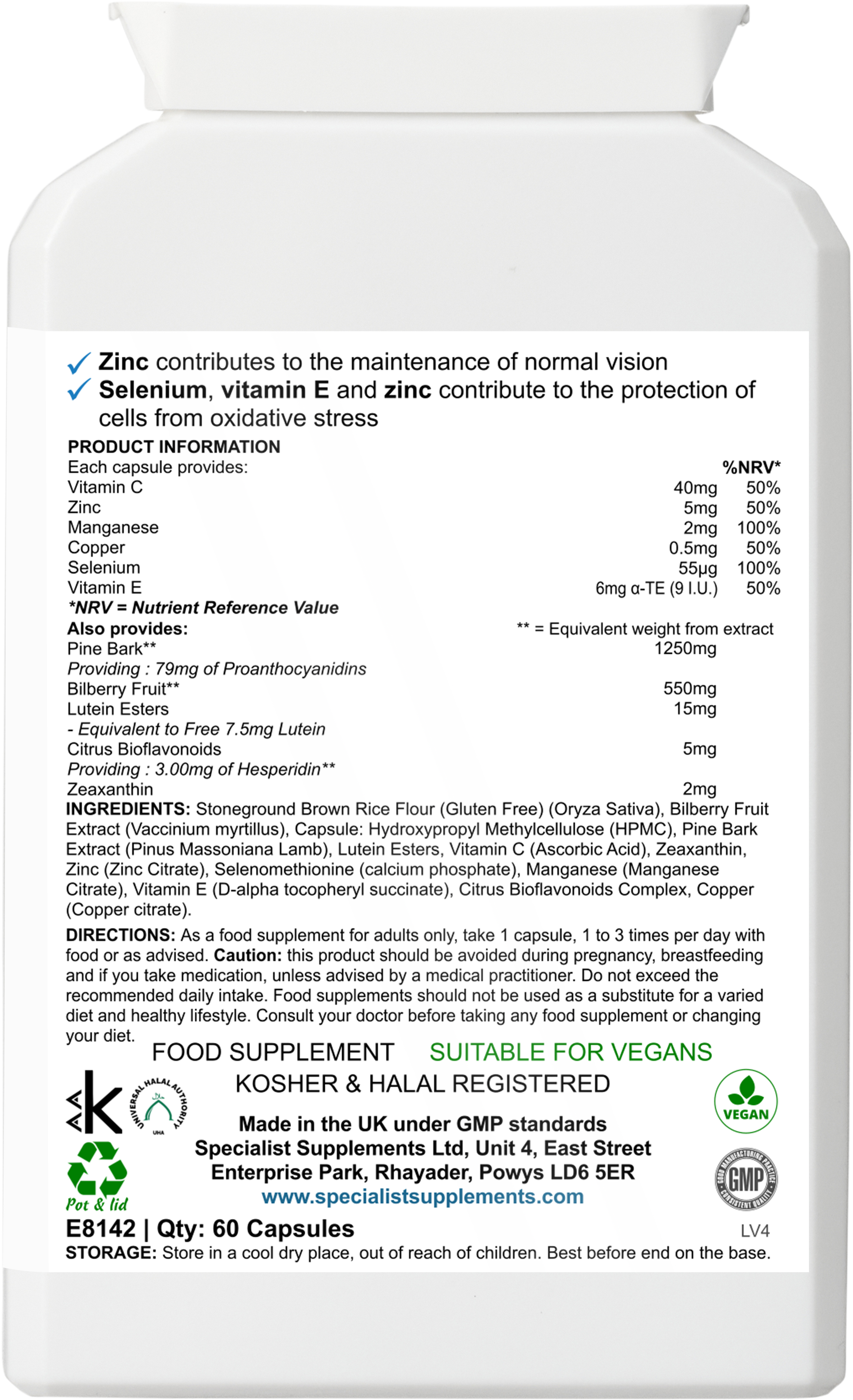 EyeNourish Complex Supplement
