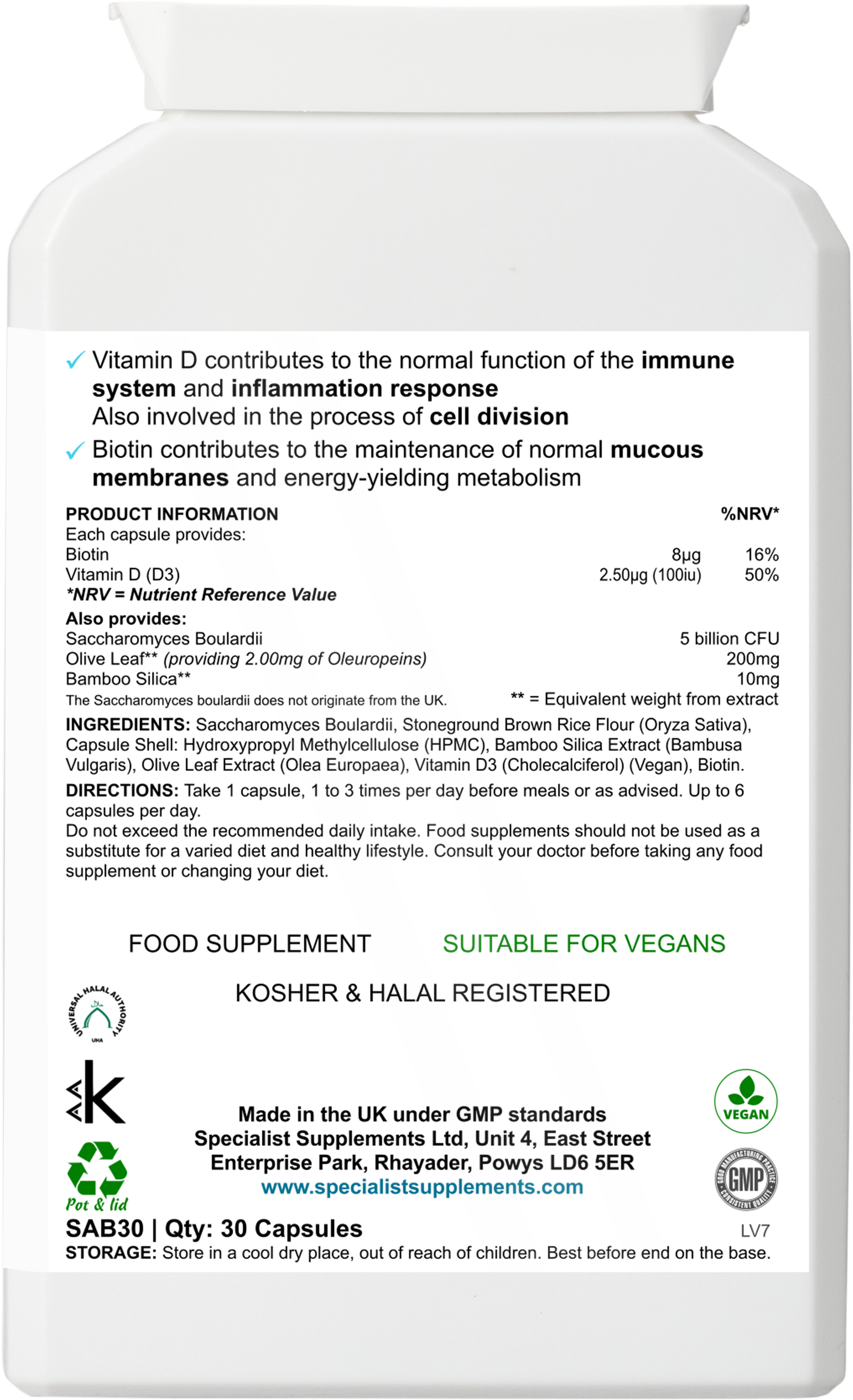 InternaCALM Supplement