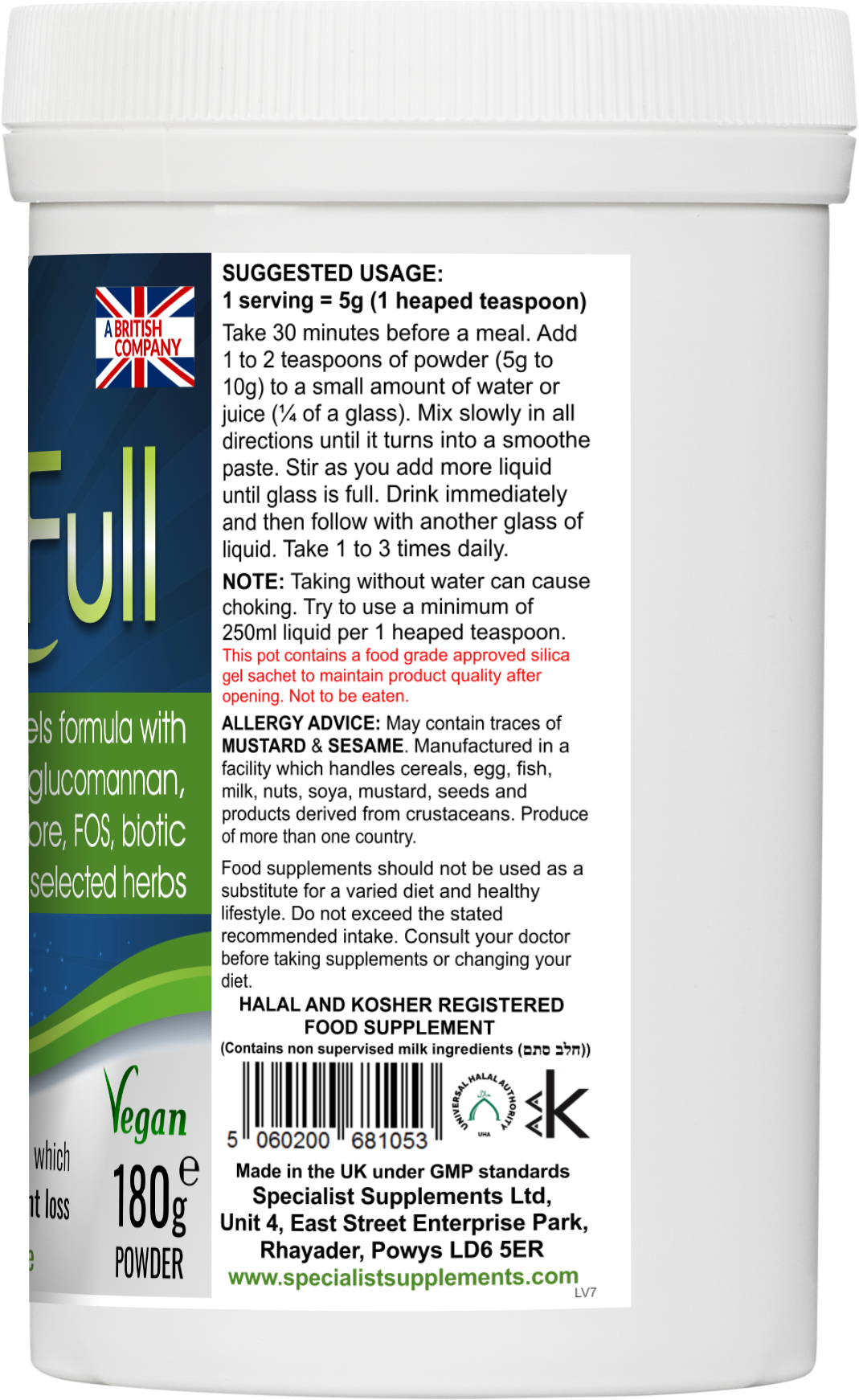 Fibre & Full Supplement