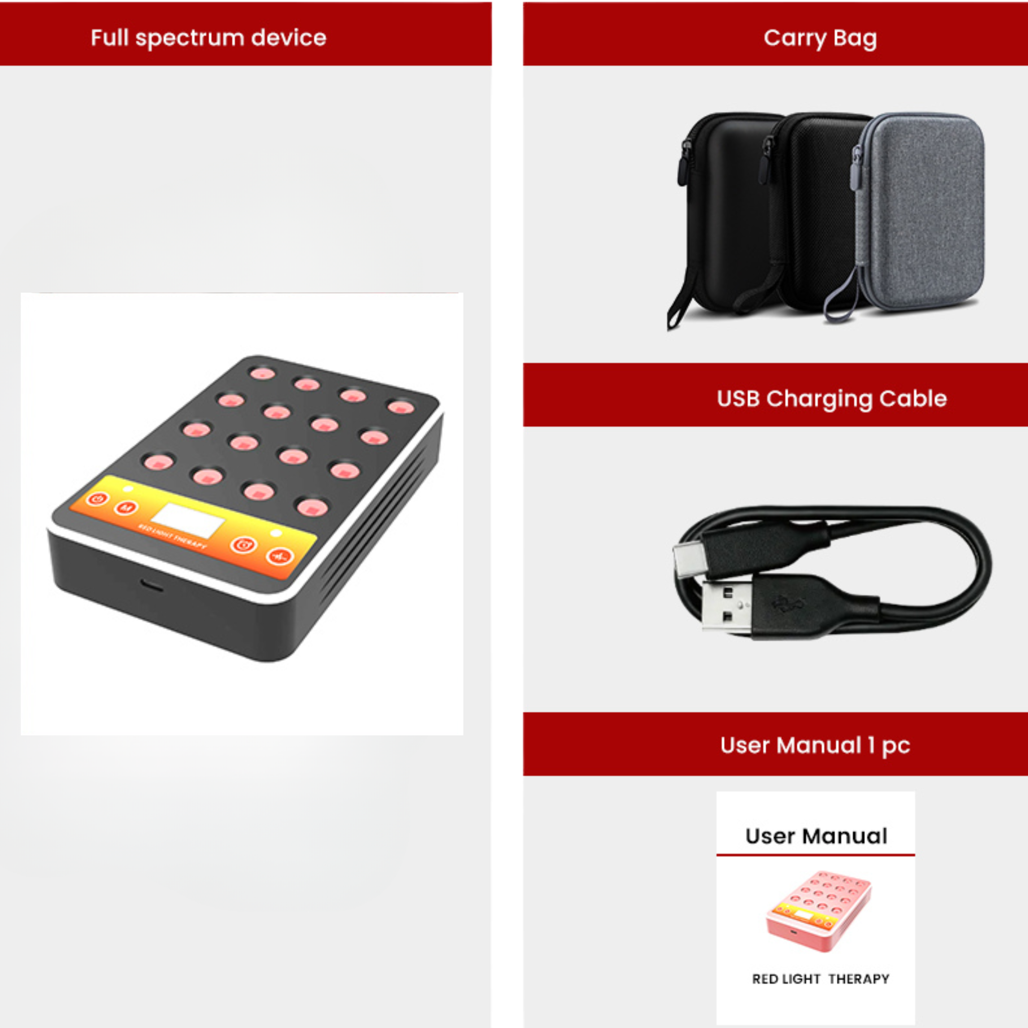 LUMAWELL LUMA-12 Compact Red & Near-Infrared Light Therapy Panel