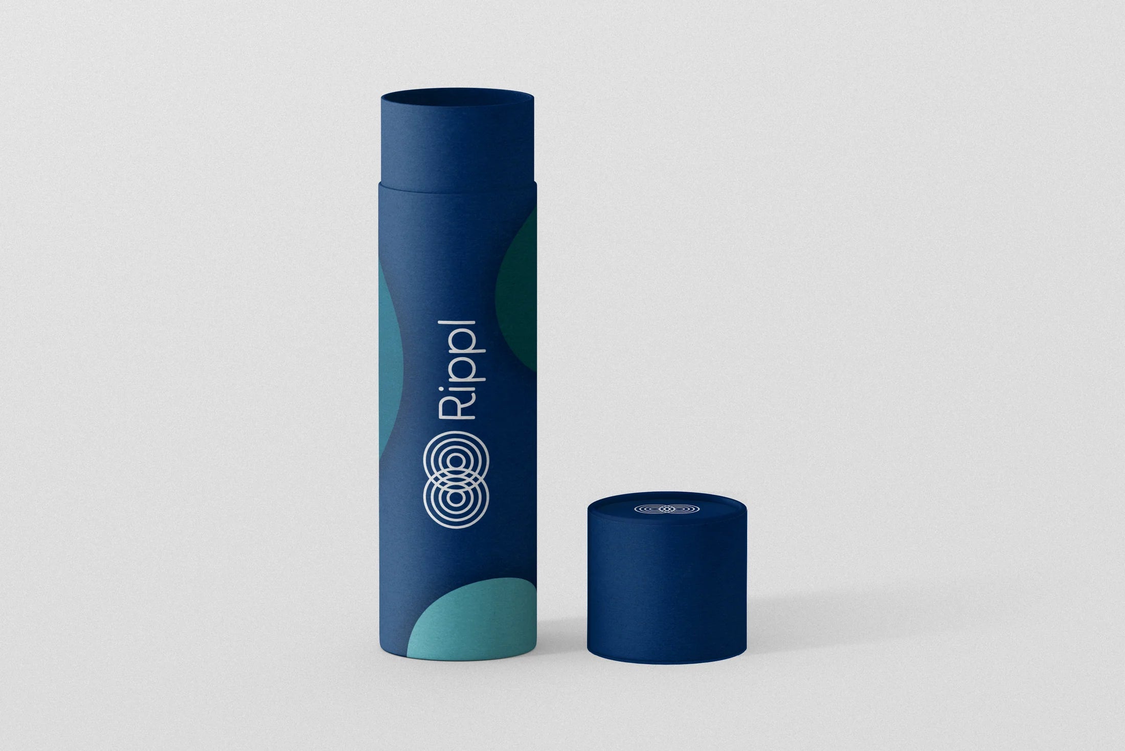 Rippl Borosilicate Glass Bottle 500ml with Rose Gold Handle, Tea Infuser & Neoprene Sleeve