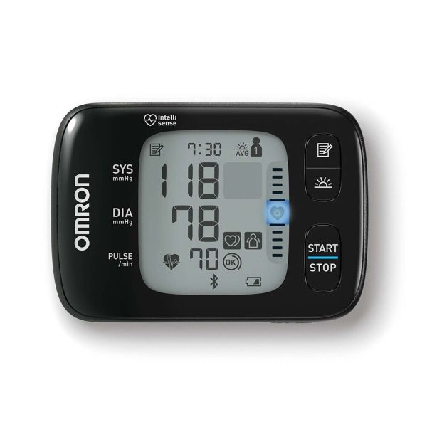Omron HEM-6232T-E RS7 Intelli IT Automatic Wrist Blood Pressure Monitor