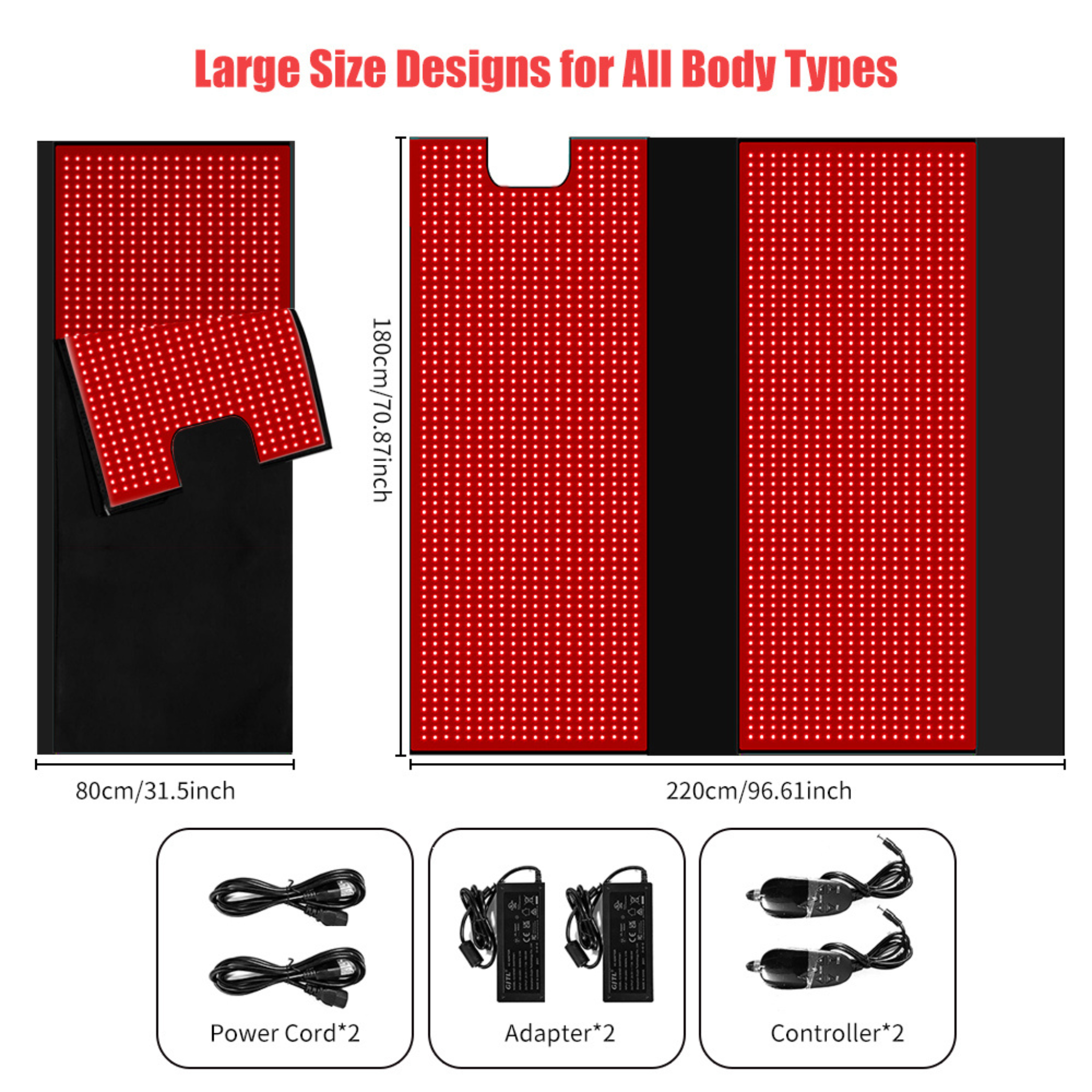 Luma-270 Portable Red Light Therapy Blanket